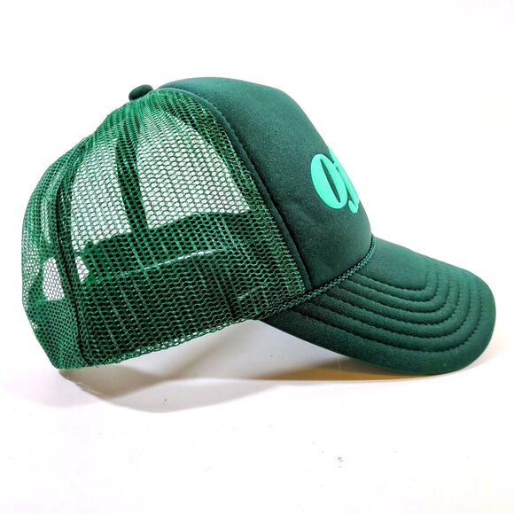 Offline Ulta Beauty Trucker Hat Cap Puff Logo Green Adjustable Snapback - Picture 4 of 6